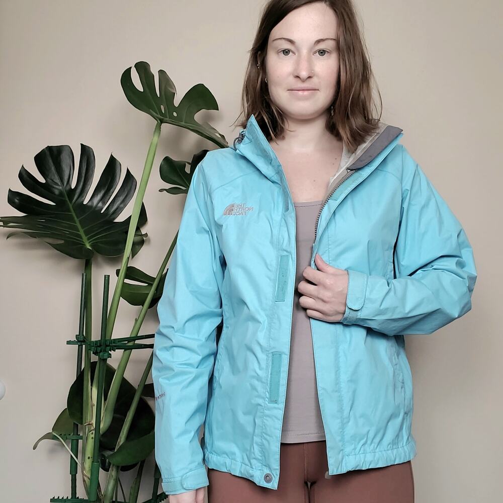 The North Face HyVent DT Rain Jacket Blue XS